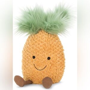 RETIRED Jellycat Amuseables Pineapple Plush Stuffed Fruit Collectible Toy 10”